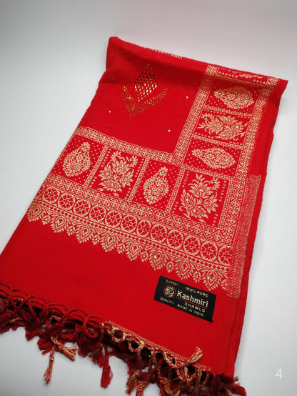 5112 قياس 200*100سم شال كشميري مشجر