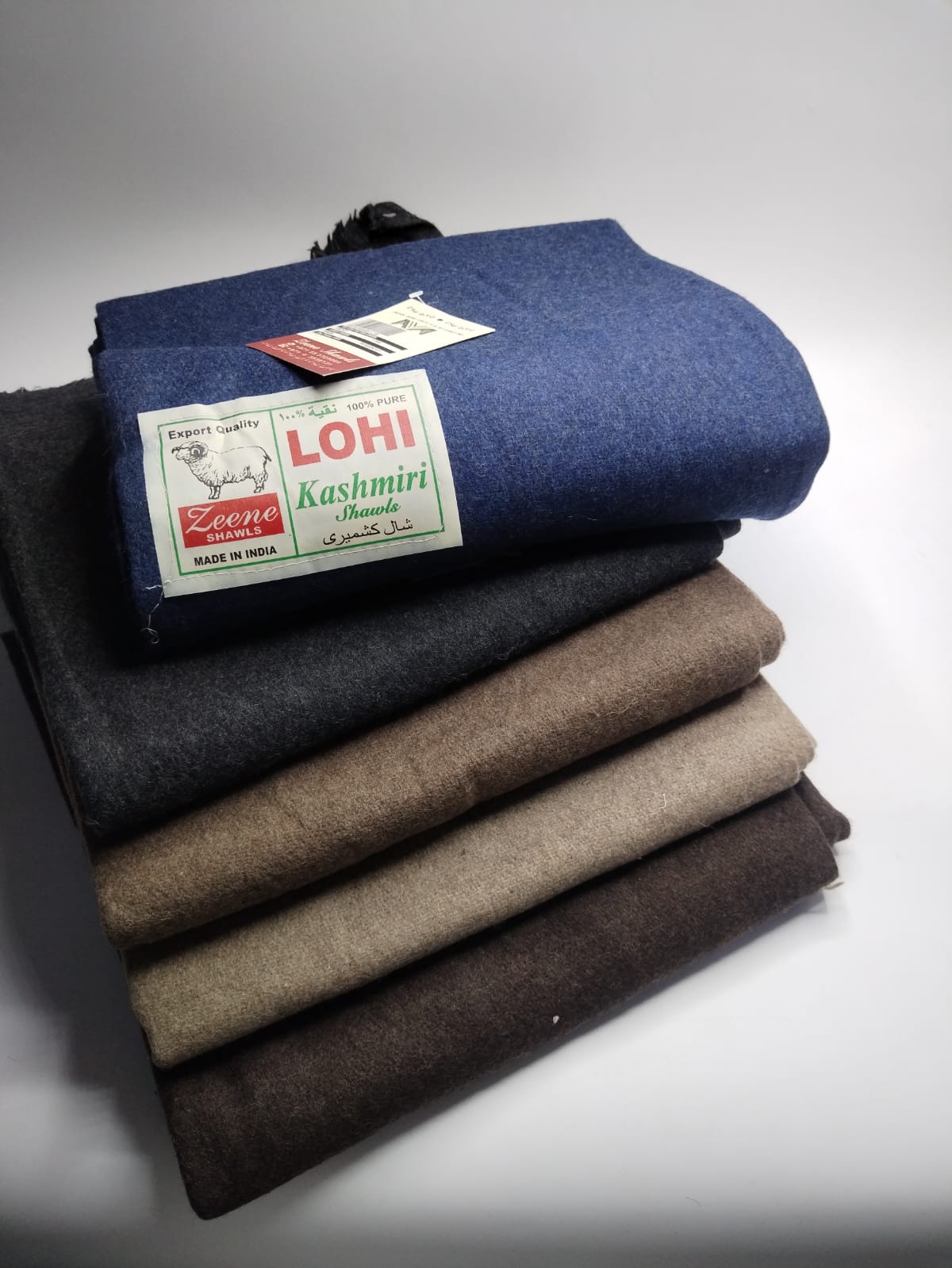 5081 قياس 220*130سم شال ثقيل كشميري اصلي ساده