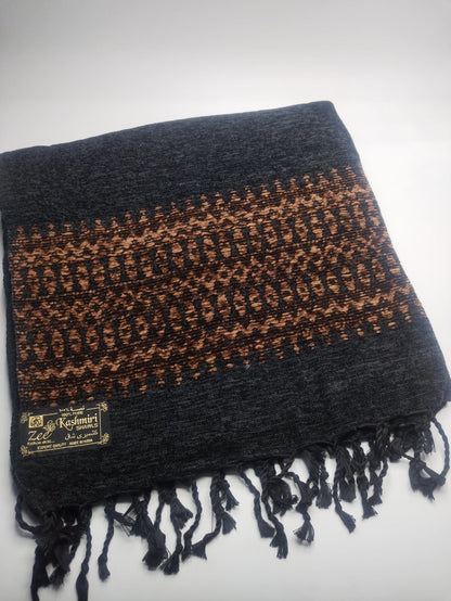 5084 قياس 250*120 سم شال مخمل  كشميري اصلي مشجر