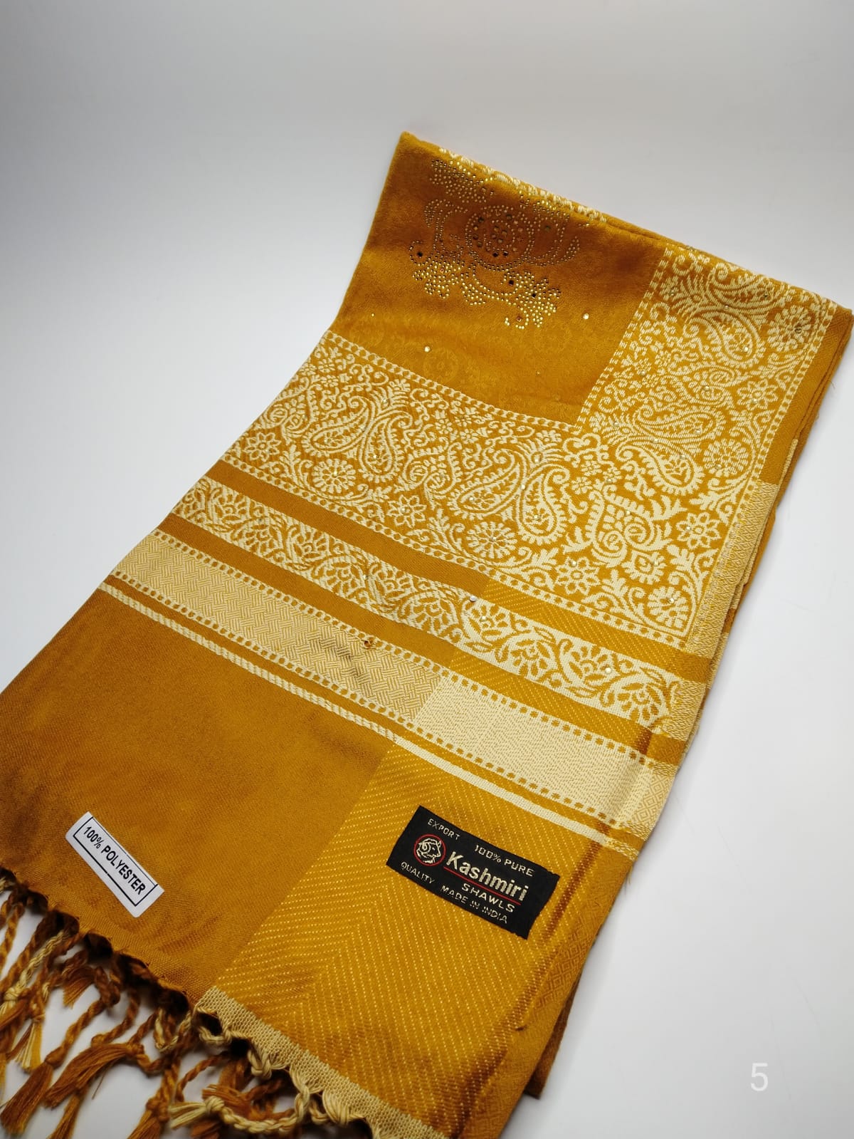 5114 قياس 200*100سم شال كشميري مشجر