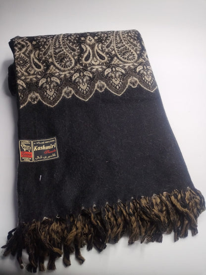5085 قياس 250*120 سم شال مخمل  كشميري اصلي مشجر