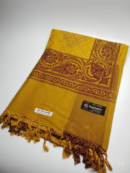 5110 قياس 200*100سم شال كشميري مشجر