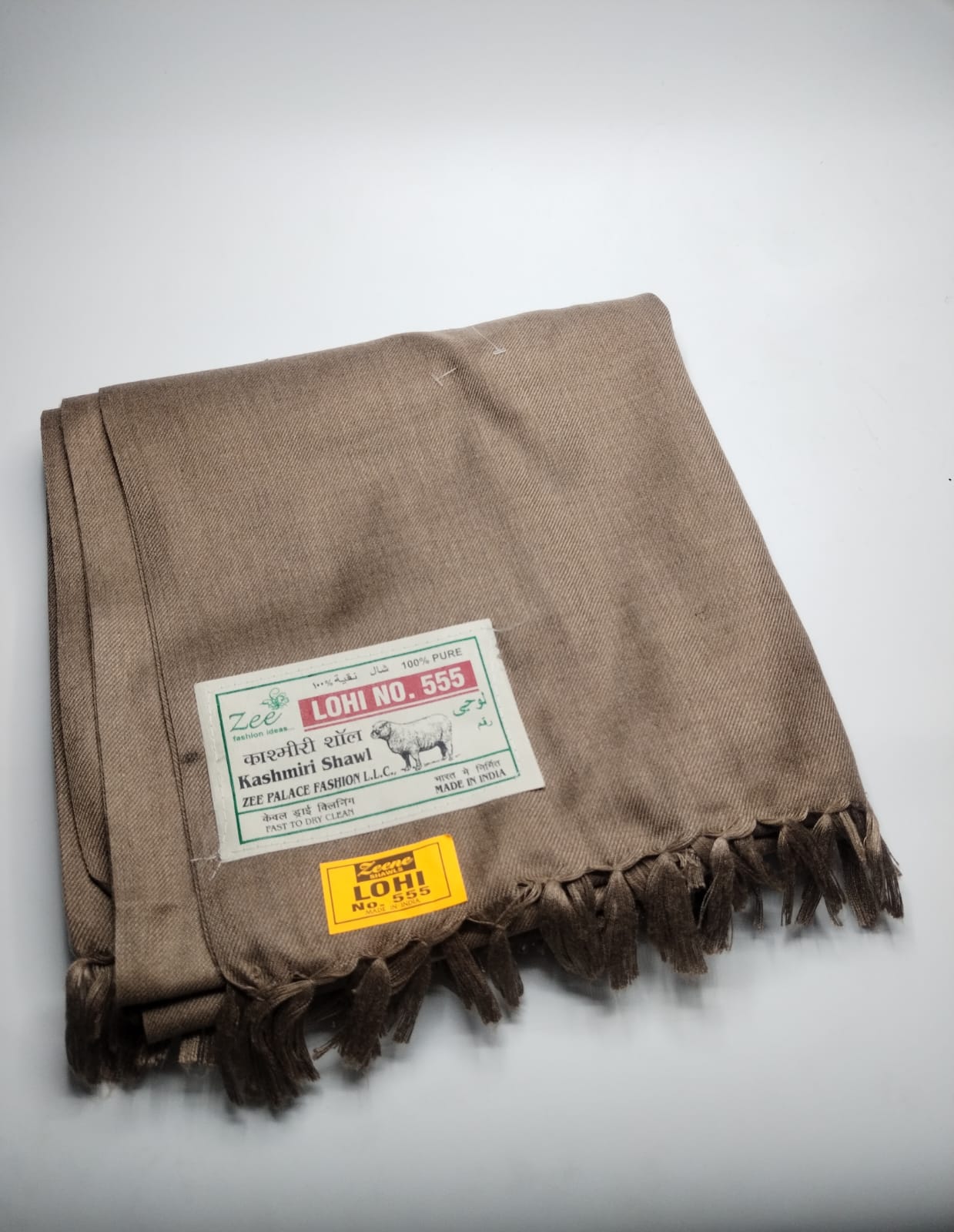 5080 قياس 235*180سم شال كشميري اصلي ساده