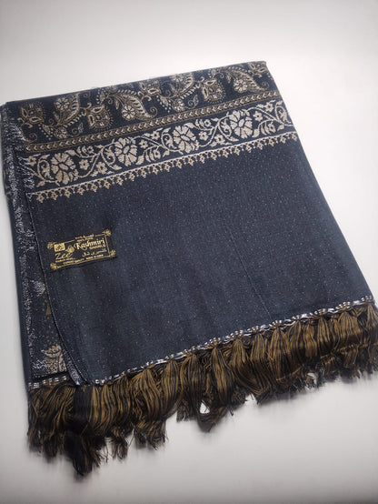 5083 قياس 200*100سم شال كشميري اصلي مشجر