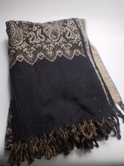 5085 قياس 250*120 سم شال مخمل  كشميري اصلي مشجر