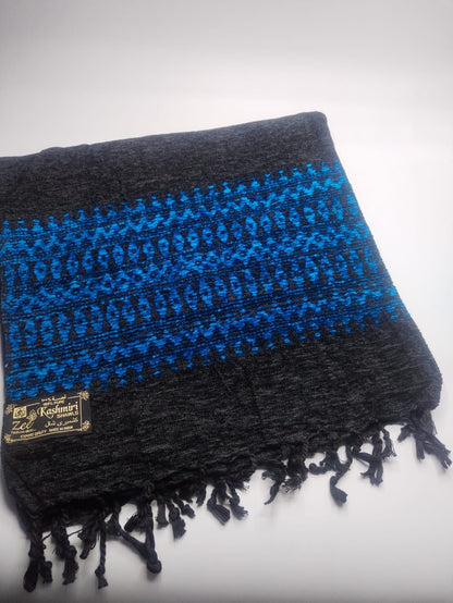 5084 قياس 250*120 سم شال مخمل  كشميري اصلي مشجر