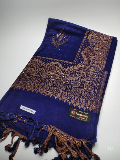 5112 قياس 200*100سم شال كشميري مشجر