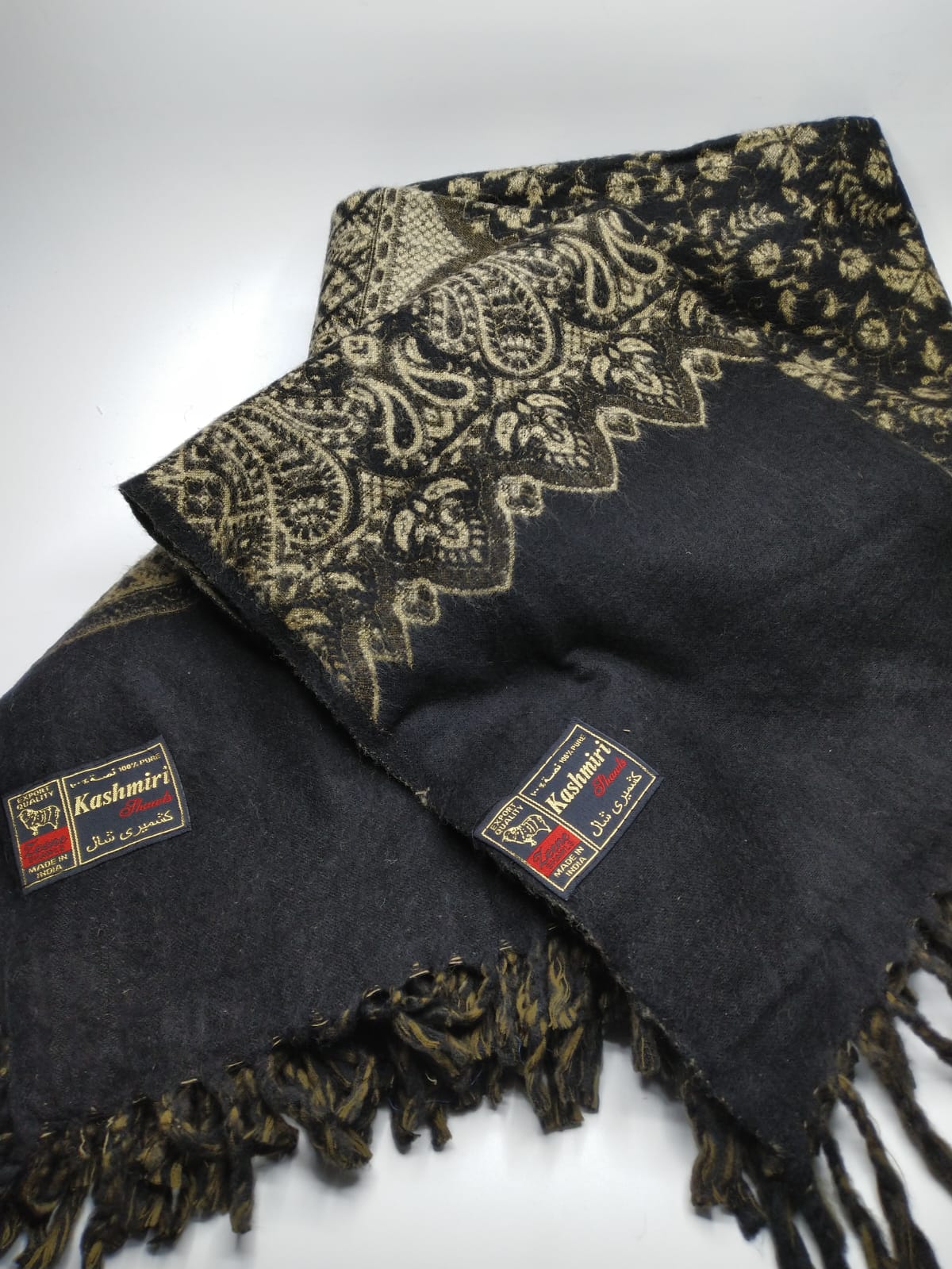 5109 قياس 250*120سم شال كشميري مشجر
