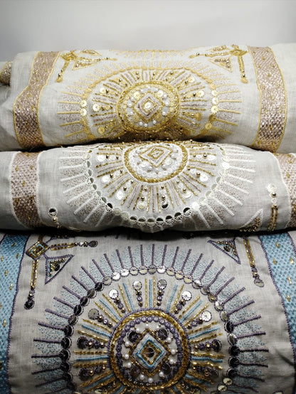 Online لينن مطرز كلفه 17" 5116