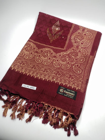 5110 قياس 200*100سم شال كشميري مشجر