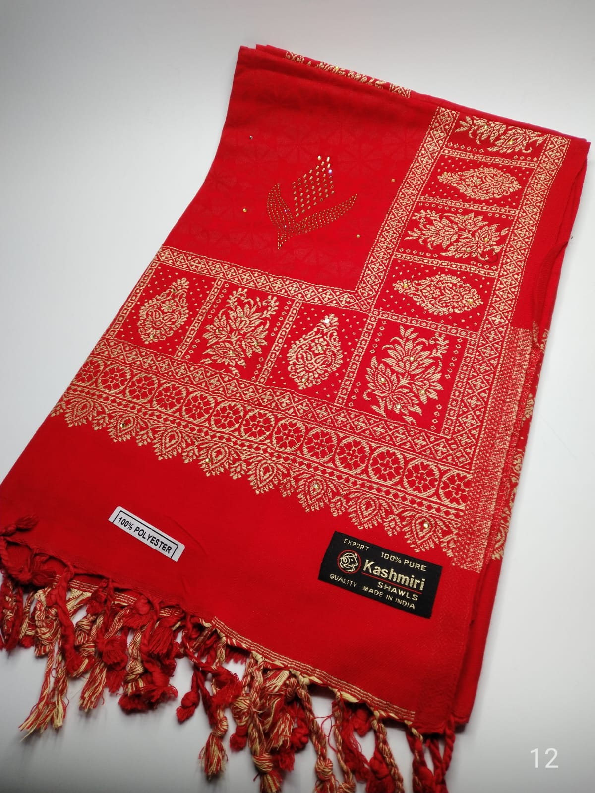 5112 قياس 200*100سم شال كشميري مشجر