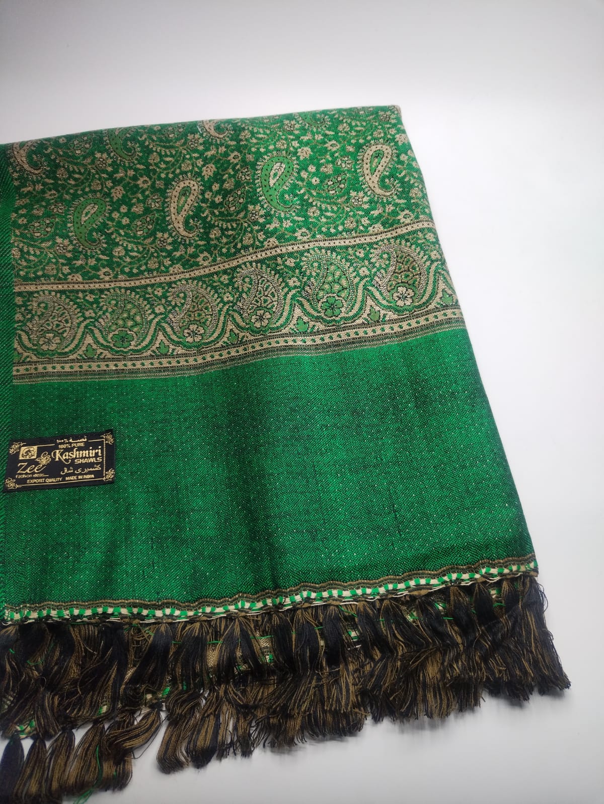 5082 قياس 200*100سم شال كشميري اصلي مشجر