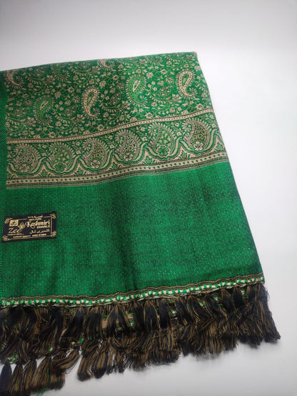 5082 قياس 200*100سم شال كشميري اصلي مشجر