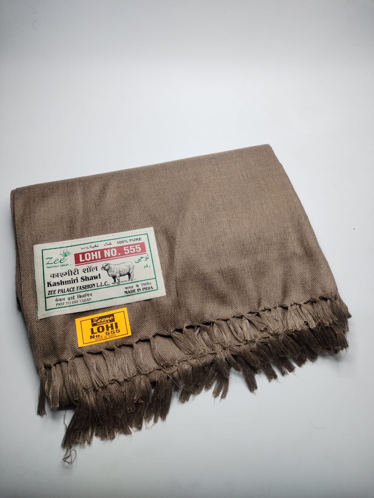 5080 قياس 235*180سم شال كشميري اصلي ساده