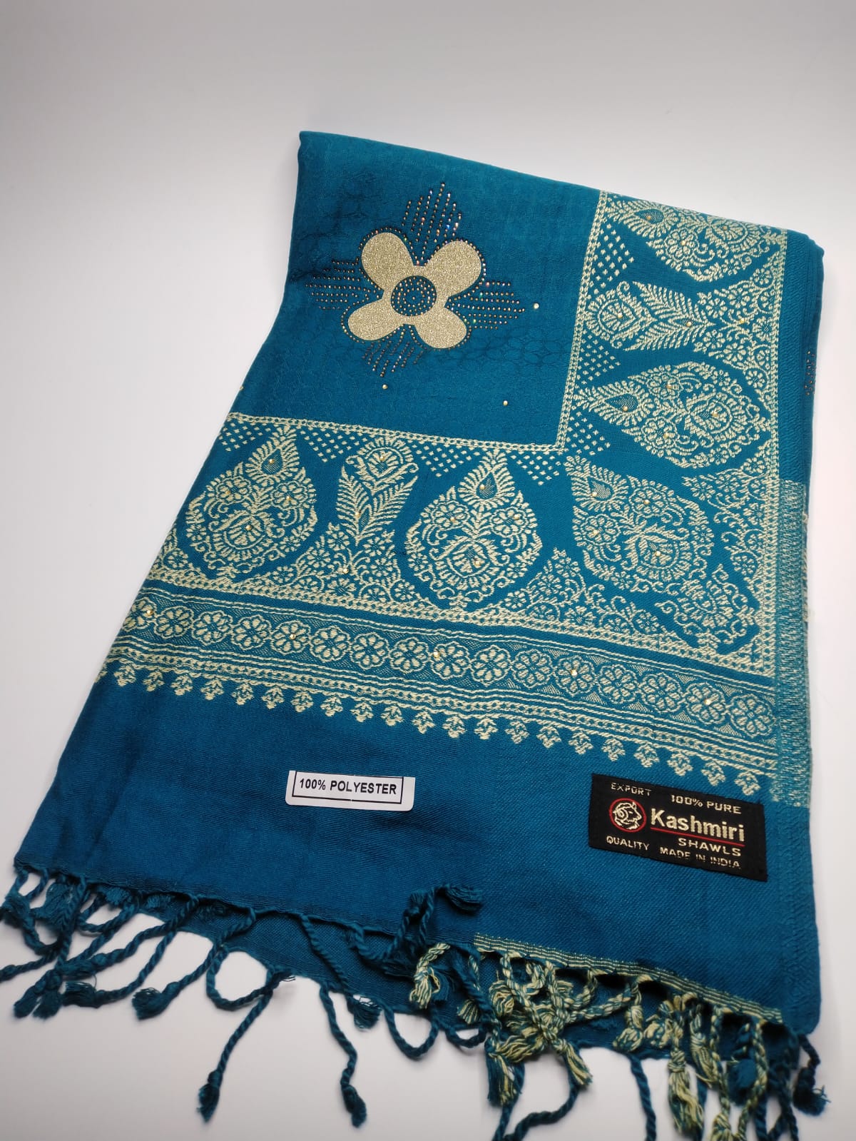 5110 قياس 200*100سم شال كشميري مشجر