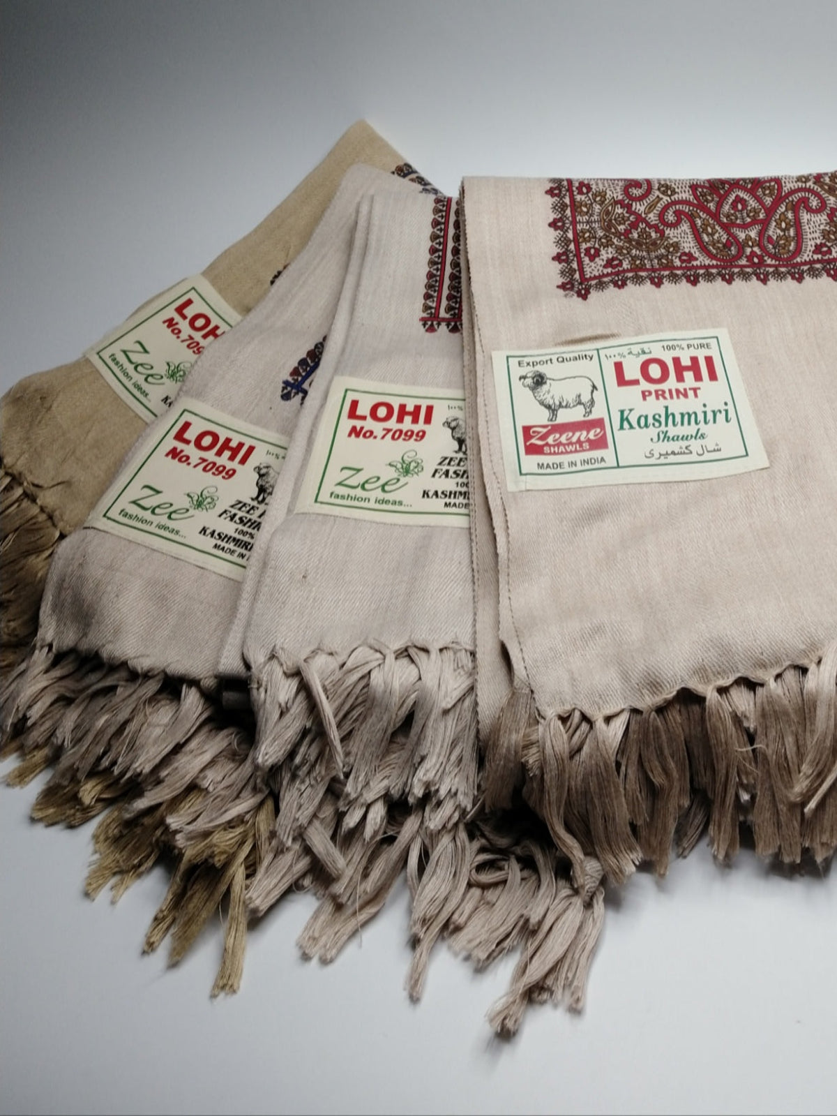 5107 قياس 250*120سم شال كشميري اصلي ساده