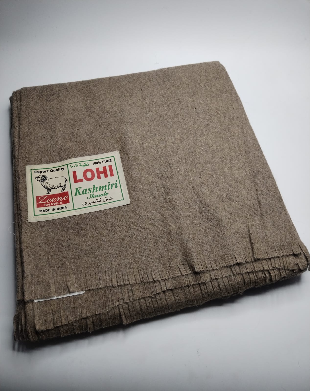 5081 قياس 220*130سم شال ثقيل كشميري اصلي ساده