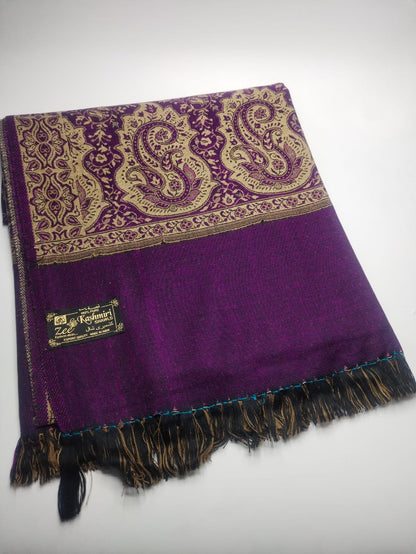 5082 قياس 200*100سم شال كشميري اصلي مشجر