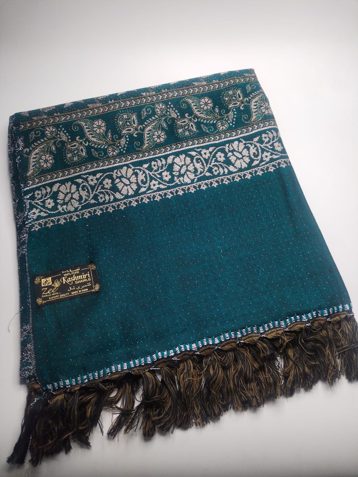 5083 قياس 200*100سم شال كشميري اصلي مشجر
