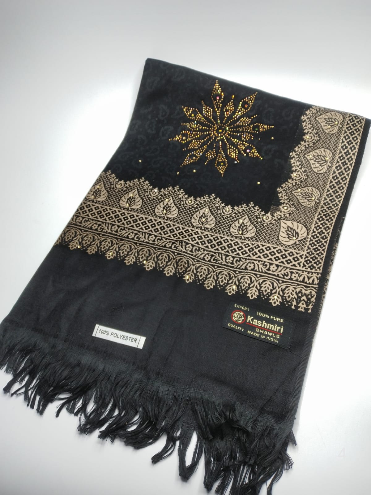 5110 قياس 200*100سم شال كشميري مشجر