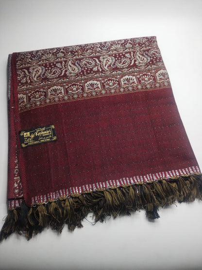 5083 قياس 200*100سم شال كشميري اصلي مشجر