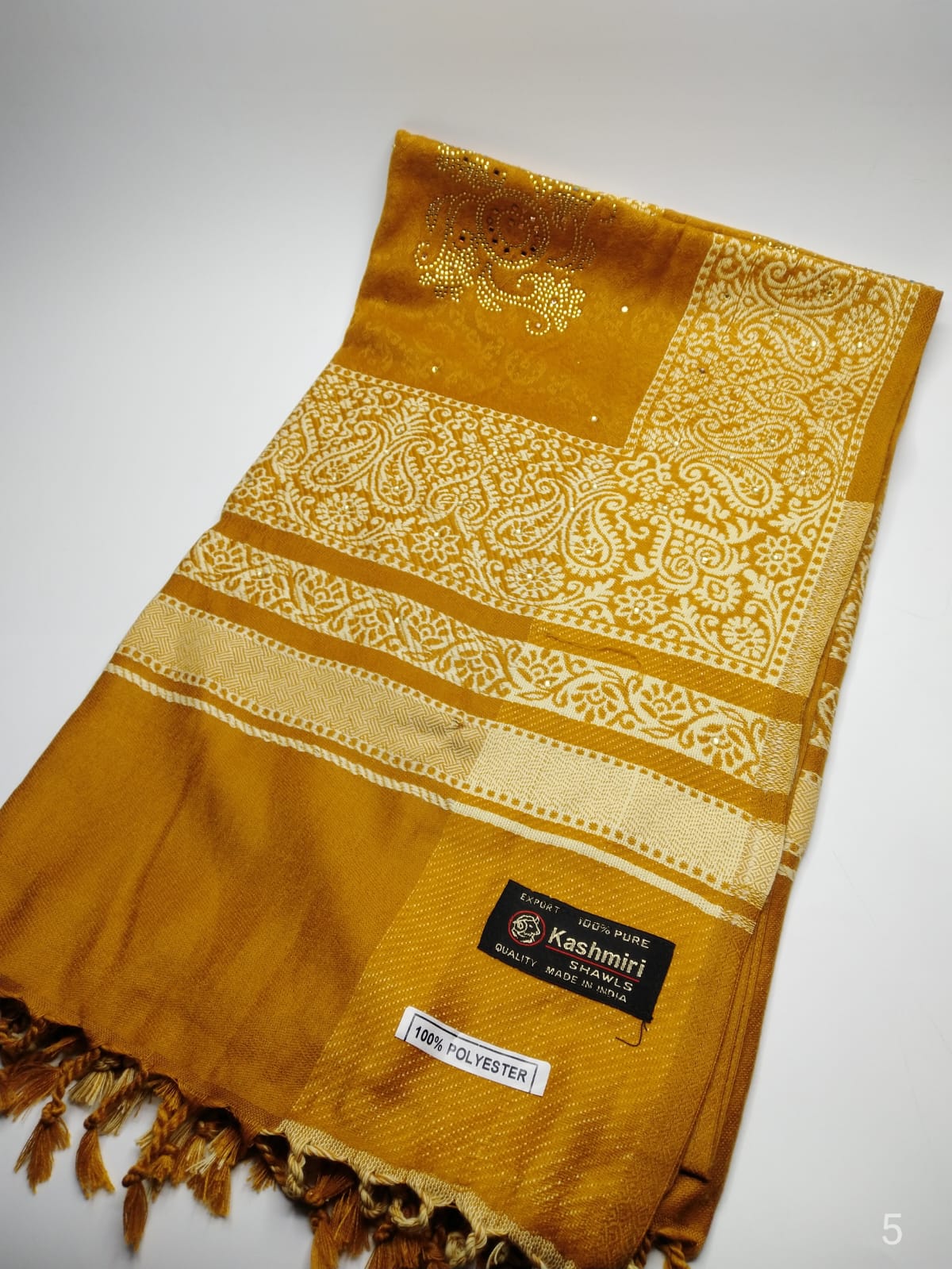 5113 قياس 200*100سم شال كشميري مشجر