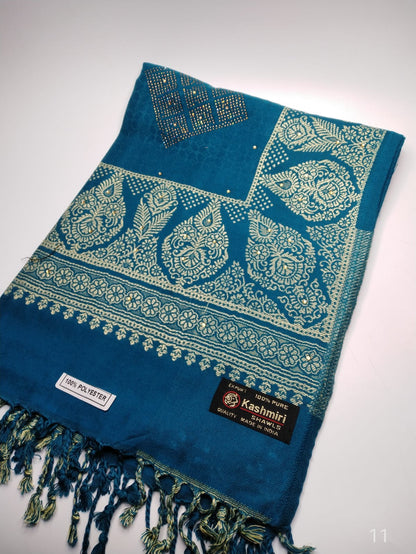 5113 قياس 200*100سم شال كشميري مشجر