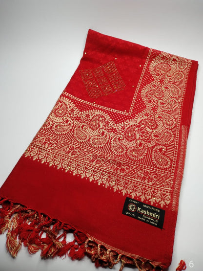 5112 قياس 200*100سم شال كشميري مشجر