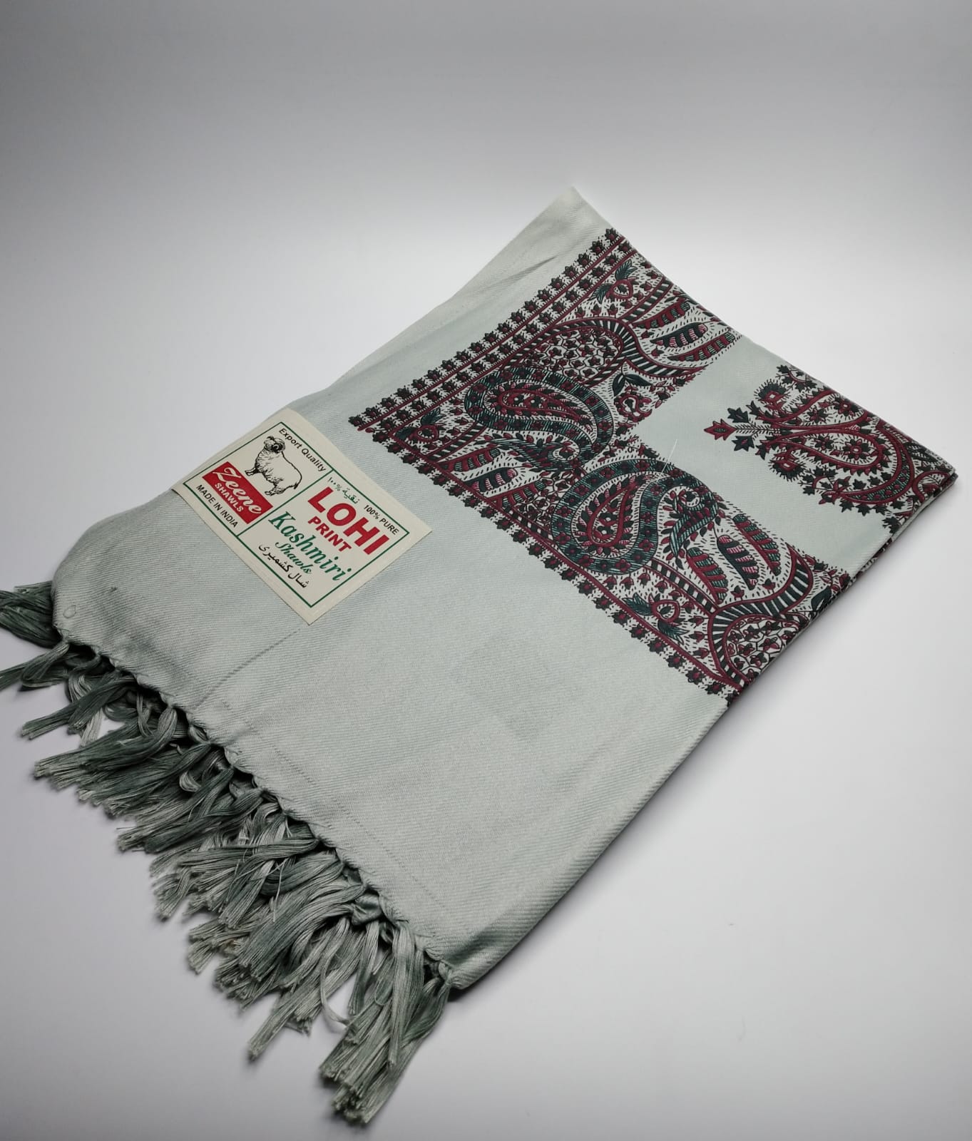 5106 قياس 250*120سم شال كشميري اصلي ساده